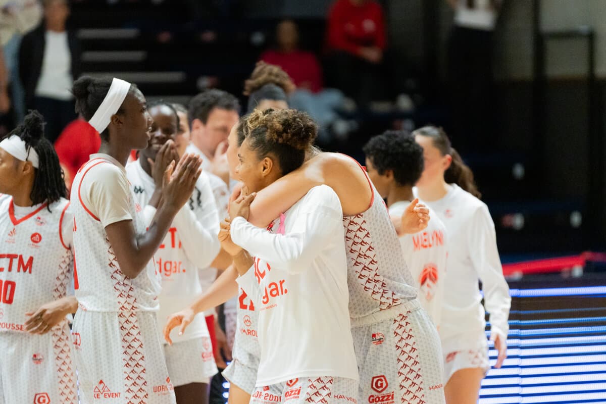 Elsie Nelhomme et Elena Zemoura (La Tronche Meylan) face à Toulouse M.B., La Boulangère Wonderligue, 7 octobre 2026