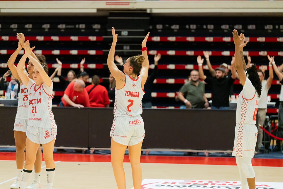 Elena Zemoura et Nathalie Desset (La Tronche Meylan) face à Toulouse M.B., La Boulangère Wonderligue, 7 octobre 2026