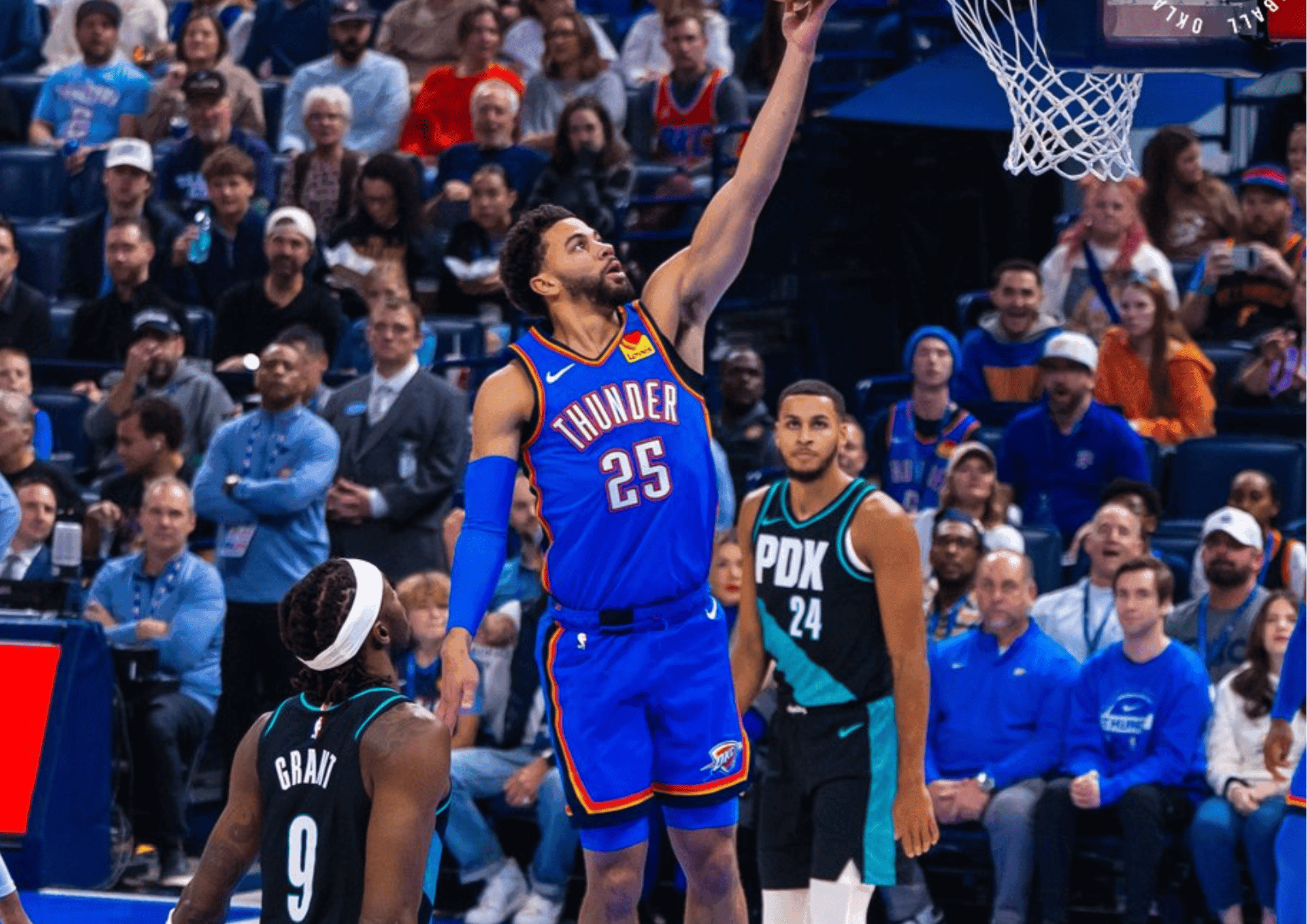 Revanche du Thunder : Mitchell parfait, Camara en difficulté