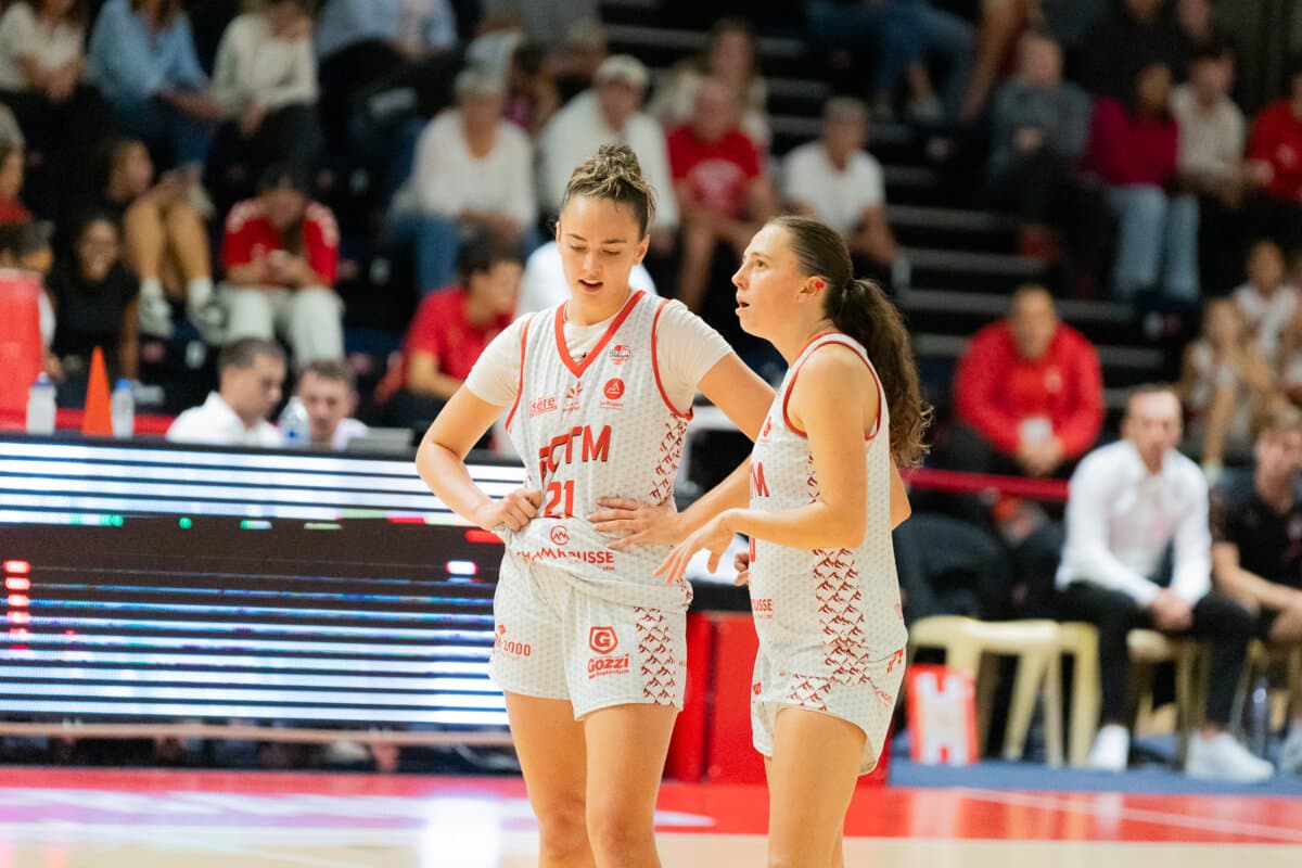 Nathalie Desset et Maroussia Droguet (La Tronche Meylan) face à Toulouse M.B., La Boulangère Wonderligue, 7 octobre 2026
