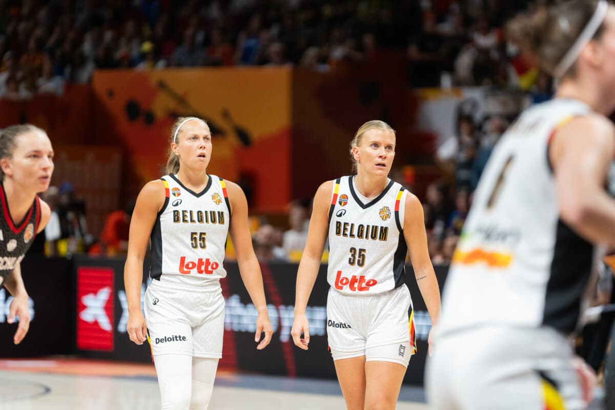 Julie Vanloo et Julie Allemand (Belgique (F)) face à Allemagne (F), Coupe du Monde Féminine, 10 septembre 2026