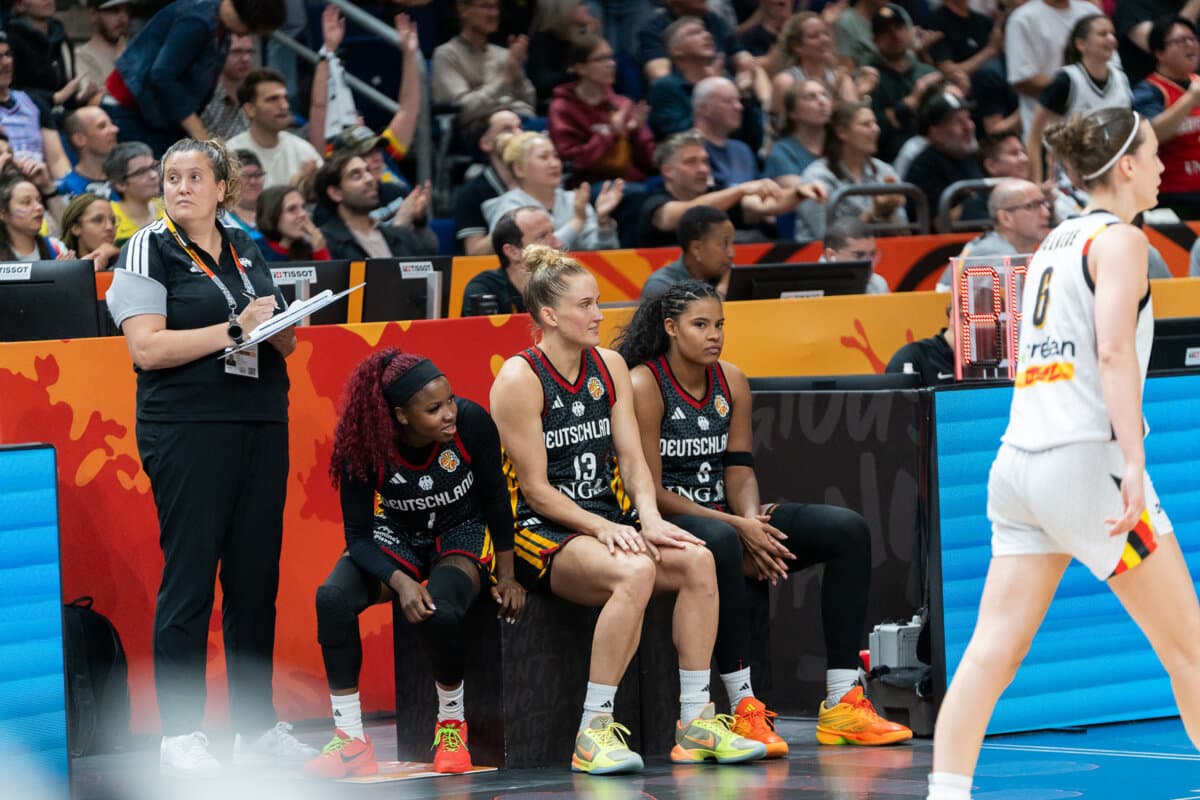 Leonie Fiebich et Alexis Peterson (Allemagne (F)) face à Belgique (F), Coupe du Monde Féminine, 10 septembre 2026