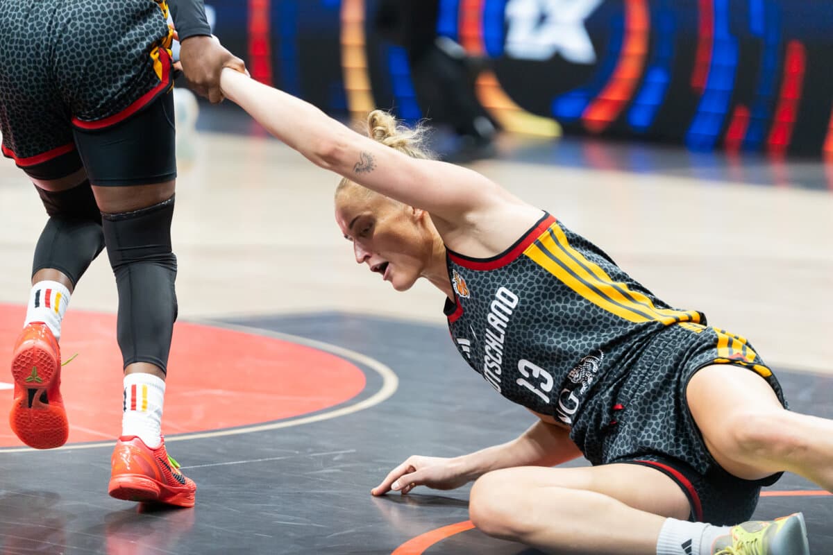 Leonie Fiebich (Allemagne (F)) face à Belgique (F), Coupe du Monde Féminine, 10 septembre 2026