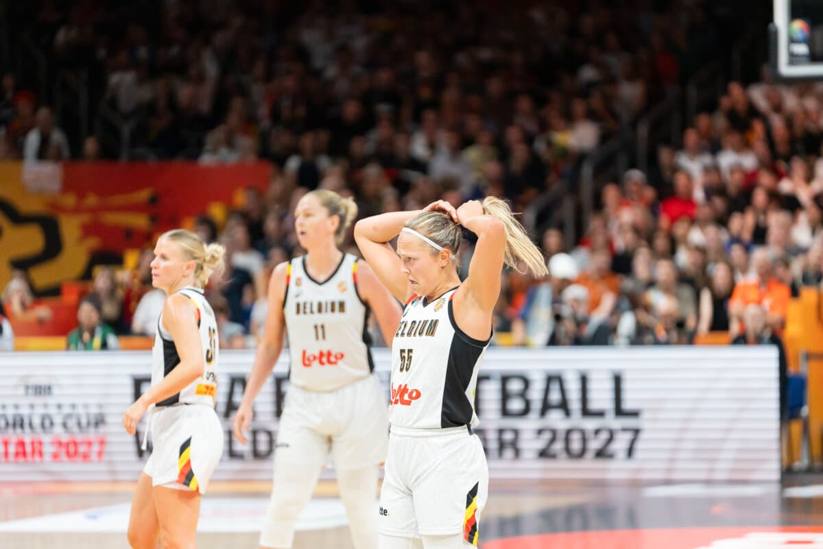 Julie Allemand, Julie Vanloo et Emma Meesseman (Belgique (F)) face à Allemagne (F), Coupe du Monde Féminine, 10 septembre 2026