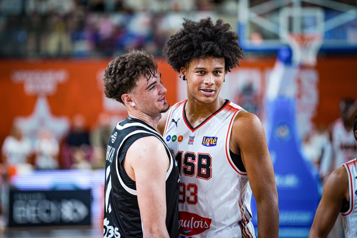 Louka Letailleur (Gravelines) face à Swann Penda (Le Mans), Betclic ELITE, 26 septembre 2026