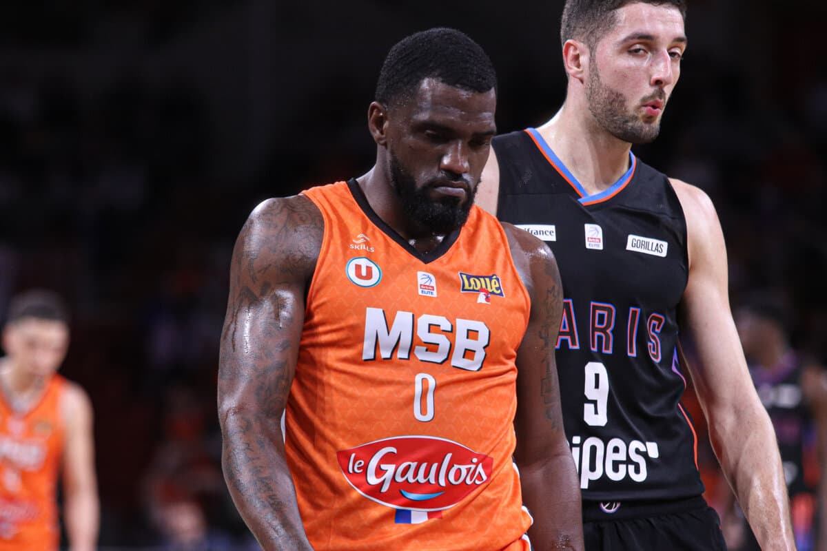 Darius Johnson-Odom (Le Mans) face à Paris Basketball, Betclic ELITE, 5 mars 2022