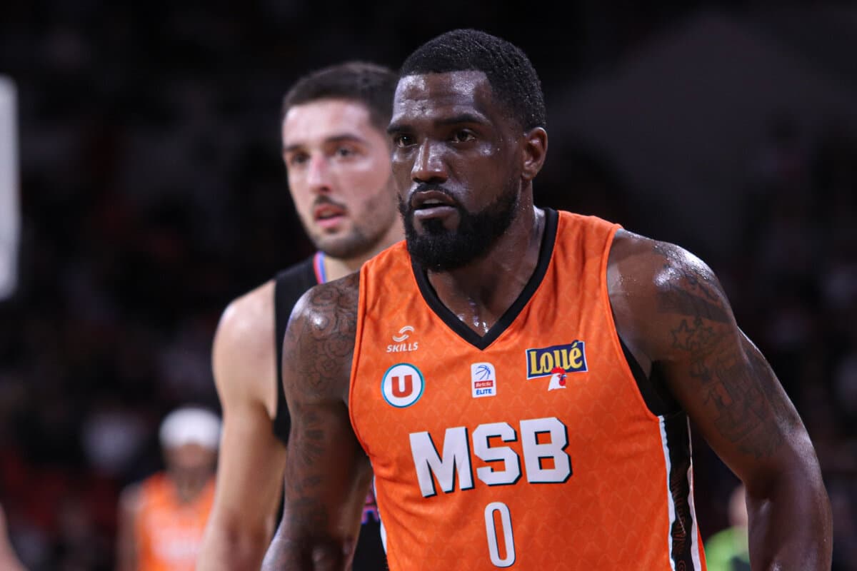 Darius Johnson-Odom (Le Mans) face à Paris Basketball, Betclic ELITE, 5 mars 2022