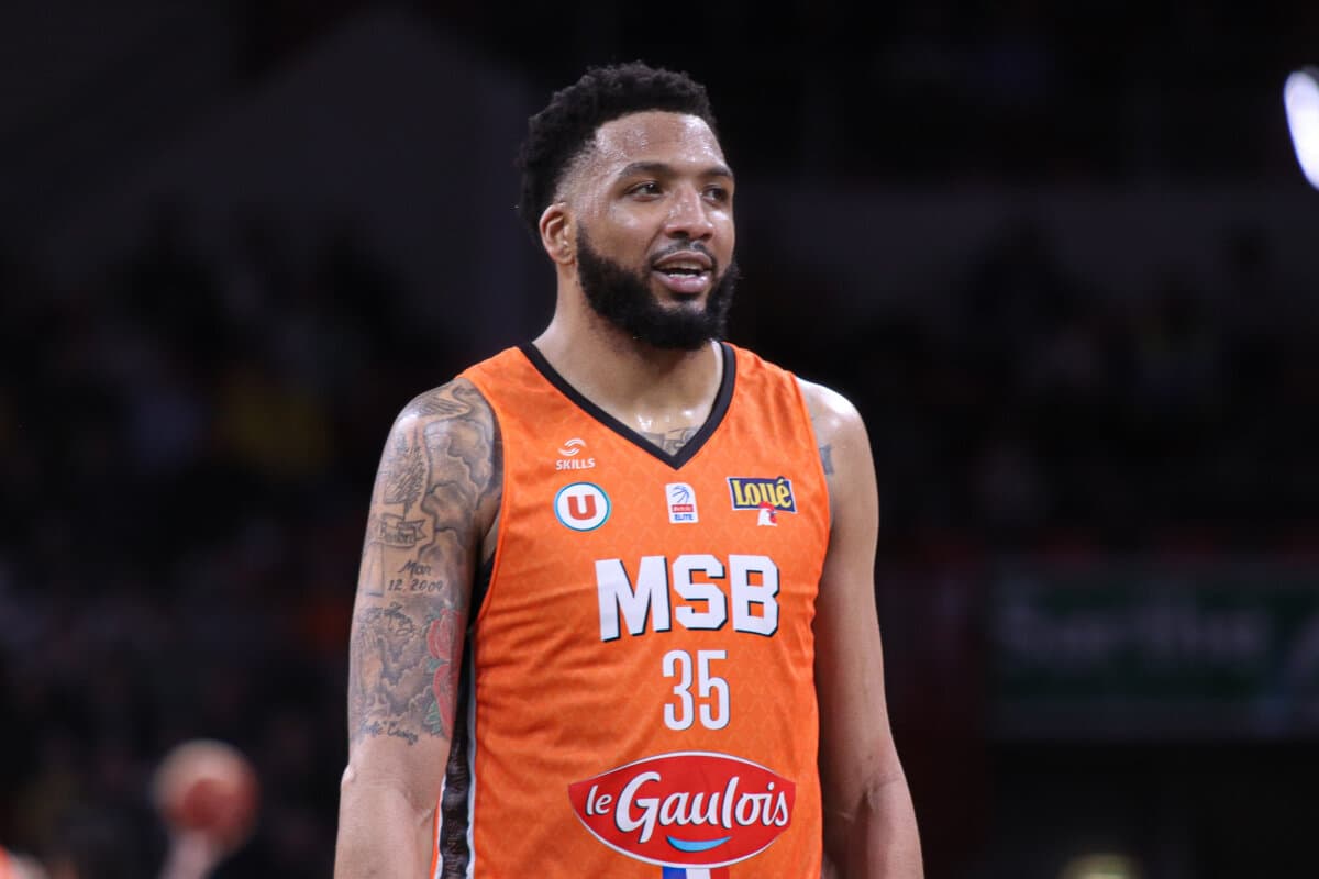 TaShawn Thomas (Le Mans) face à Paris Basketball, Betclic ELITE, 5 mars 2022
