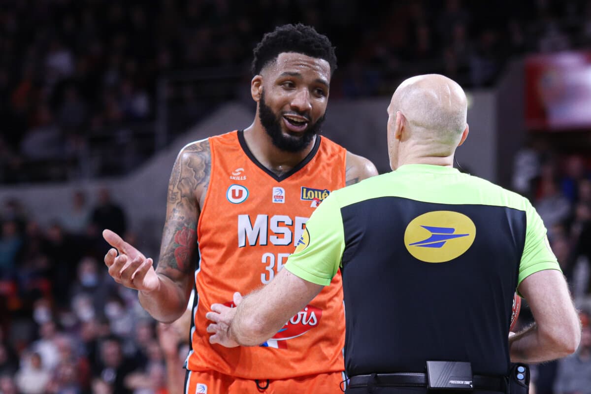 TaShawn Thomas (Le Mans) face à Paris Basketball, Betclic ELITE, 5 mars 2022
