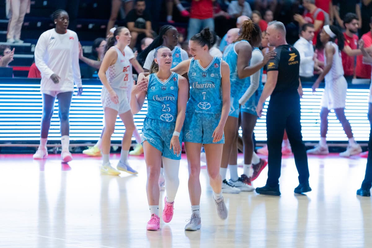 Clarisse Legrand et Coralie Chabrier (Chartres Féminin) face à La Tronche Meylan, La Boulangère Wonderligue, 27 septembre 2026