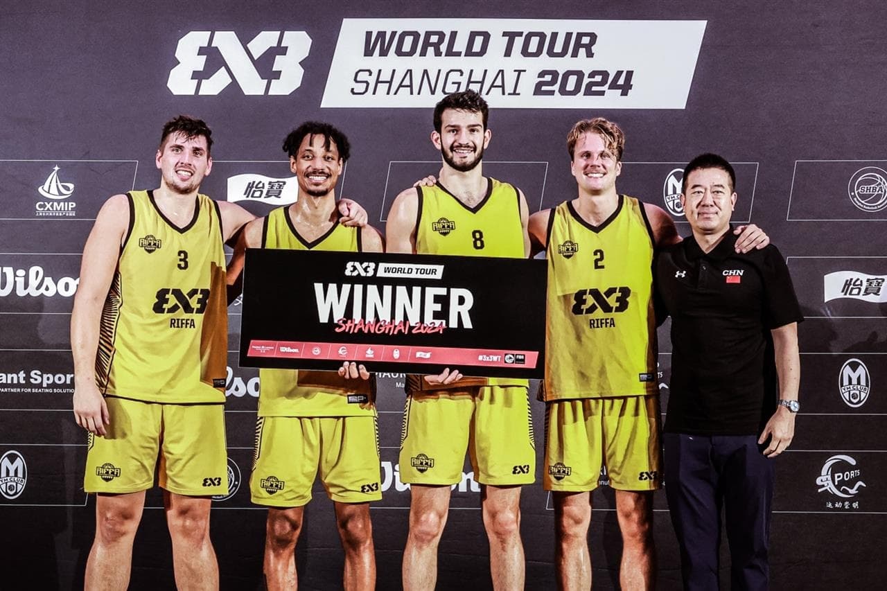 Le quatuor belge de Team Riffa remporte l’épreuve du World Tour de Shanghai