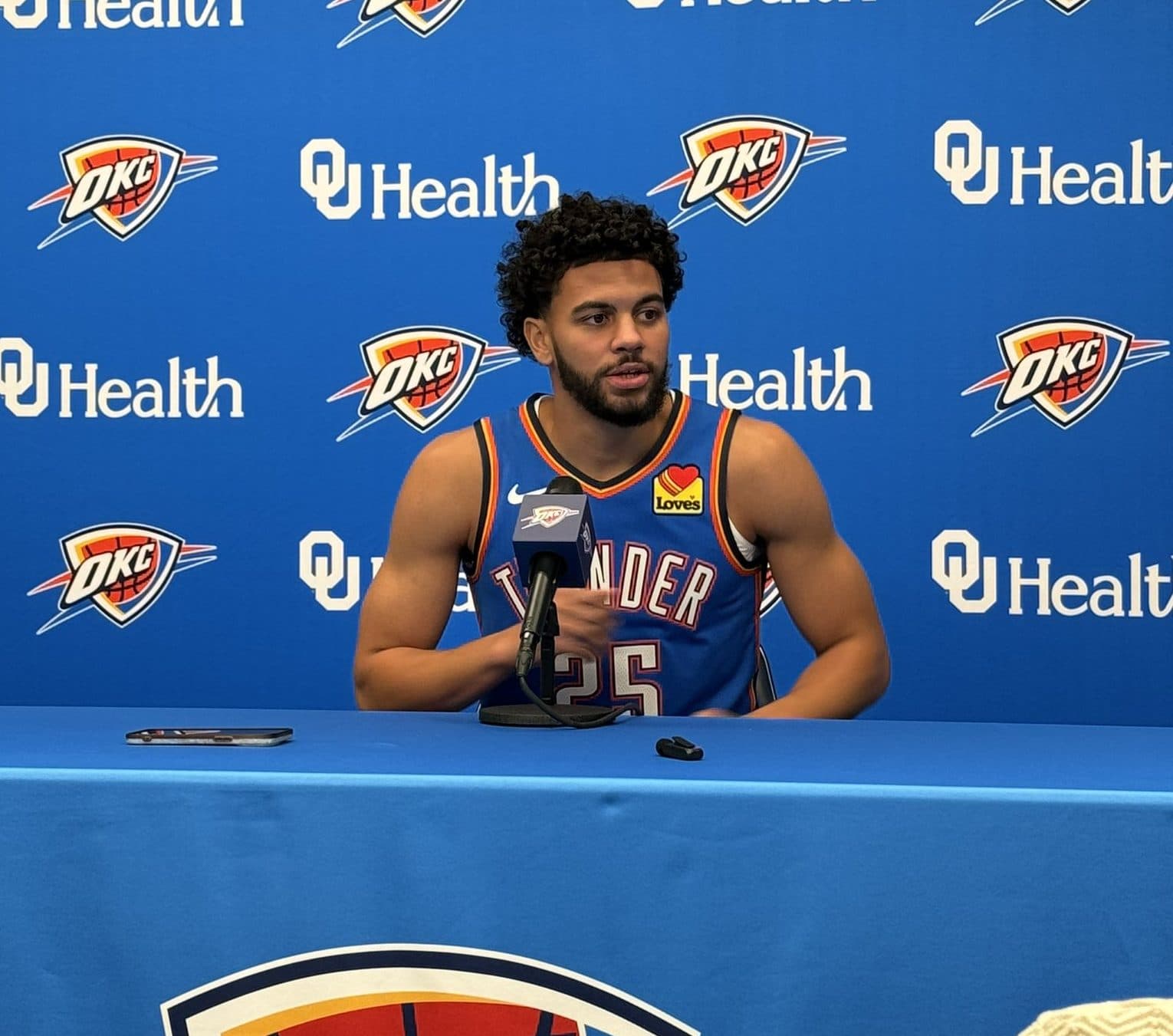 Ajay Mitchell prêt pour sa première saison en NBA à OKC: « Nous avons un groupe très compétitif »