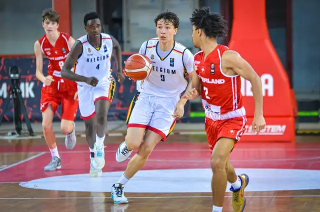EuroBasket U16 : la Belgique vient à bout de la Suisse (65-61) et termine la phase de groupes invaincue !