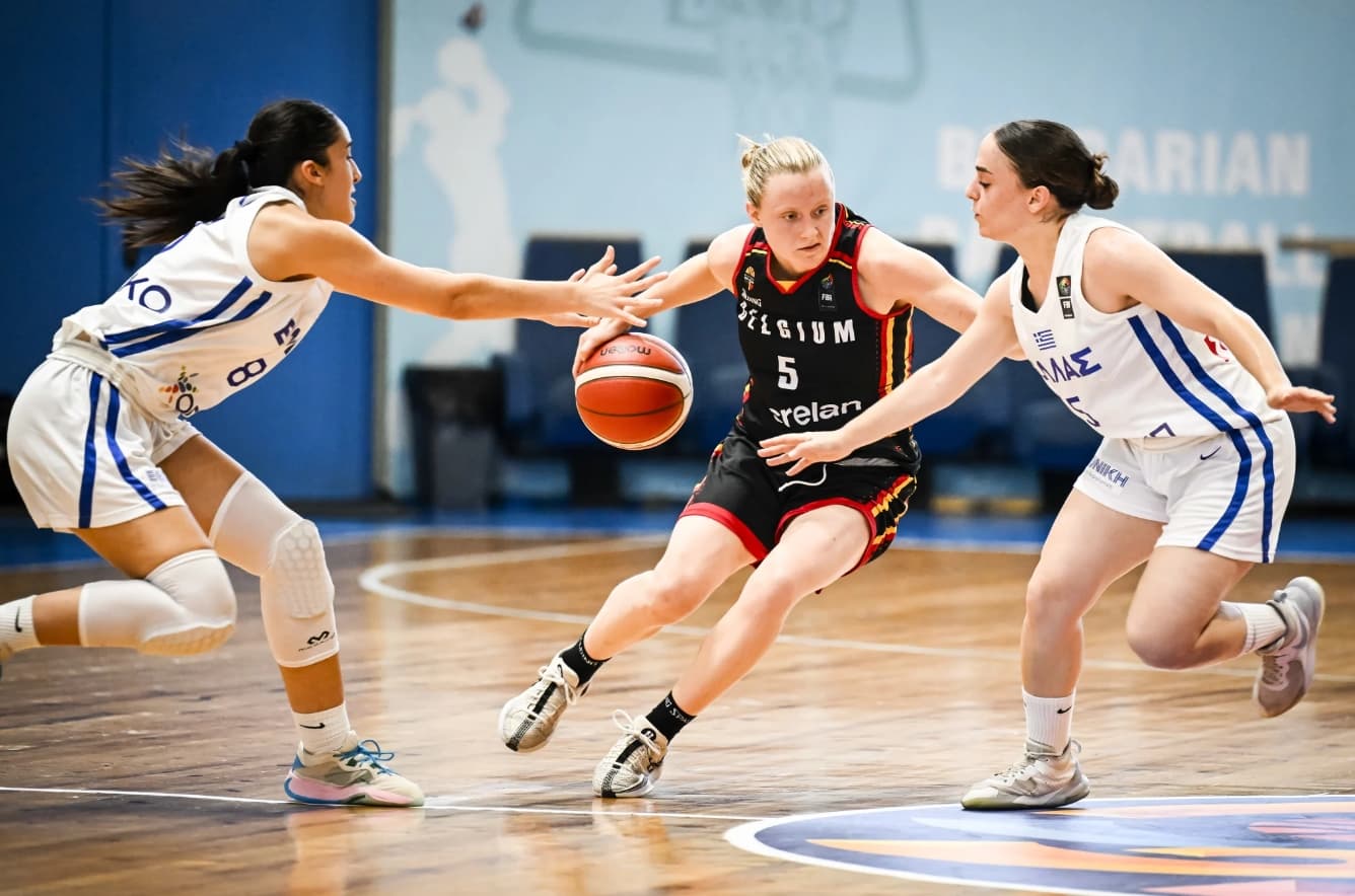 EuroBasket U20 F : la Belgique domine la Grèce (87-46) et se qualifie pour le deuxième tour