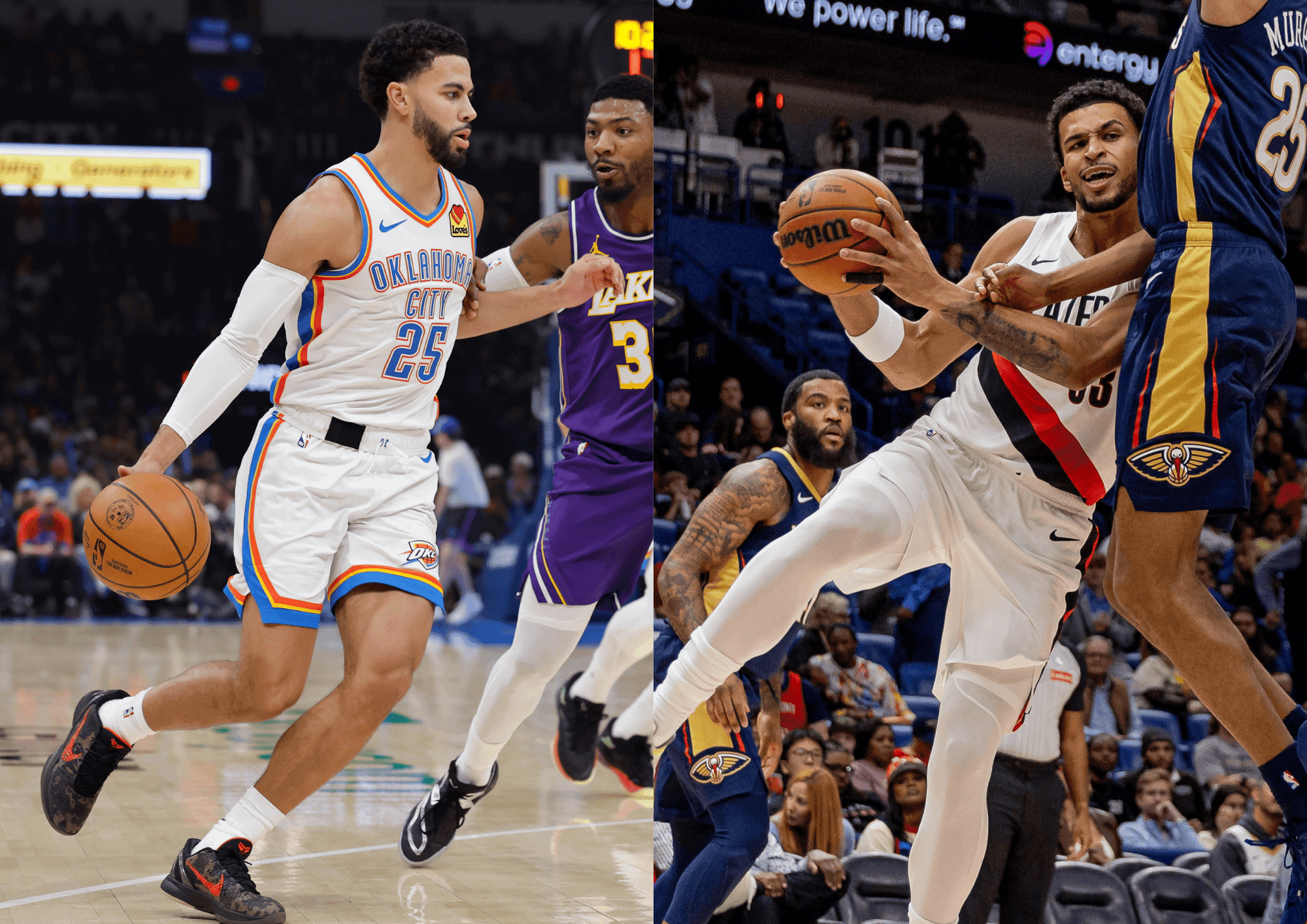 Ajay Mitchell et OKC explosent les Lakers, Toumani Camara et les Blazers retrouvent la victoire