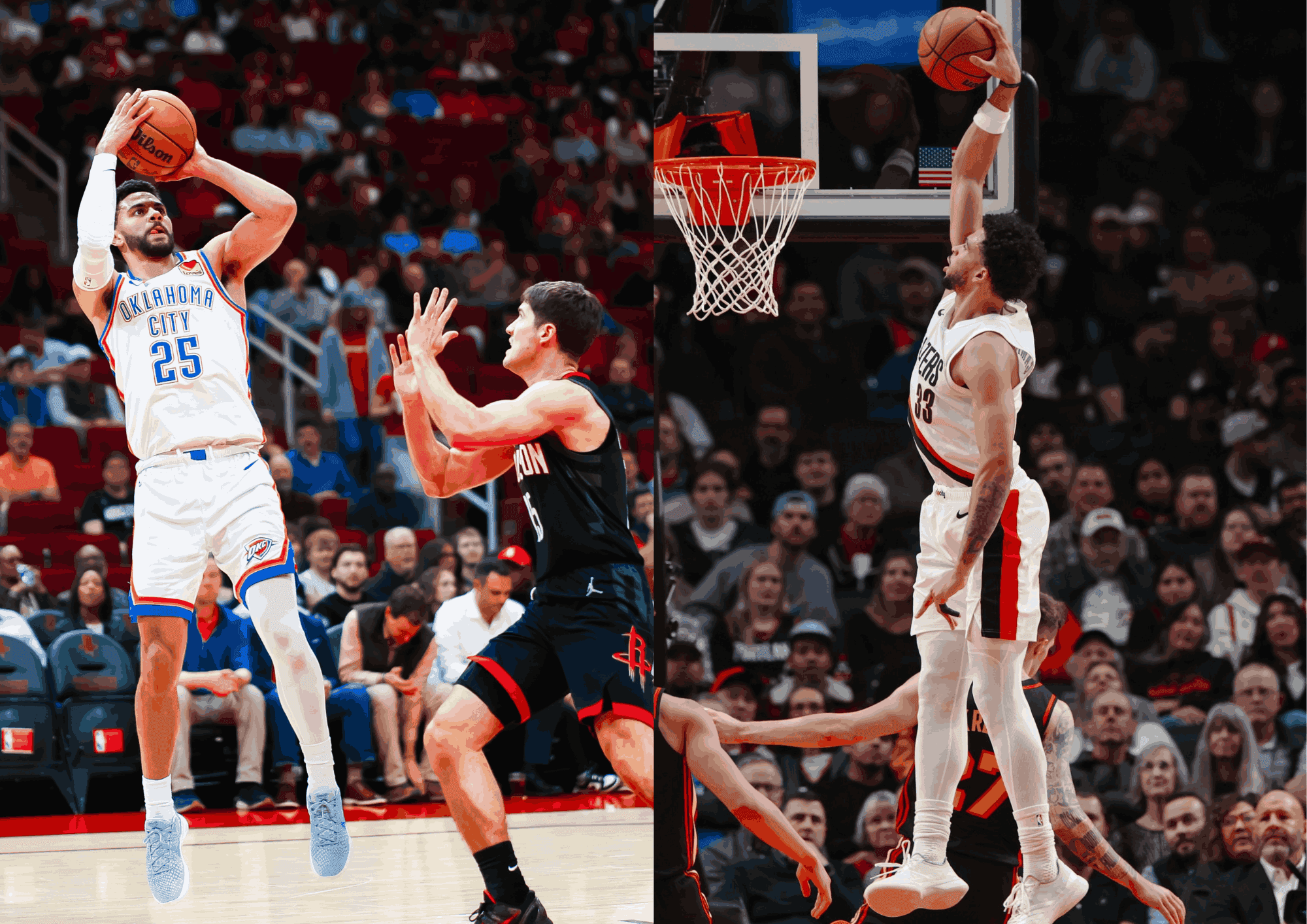 Toumani Camara et les Blazers se relancent, Ajay Mitchell et OKC en patron