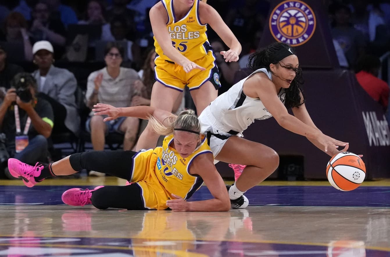 Coup d’arrêt pour les Sparks d’Allemand et Vanloo, muettes face à Las Vegas