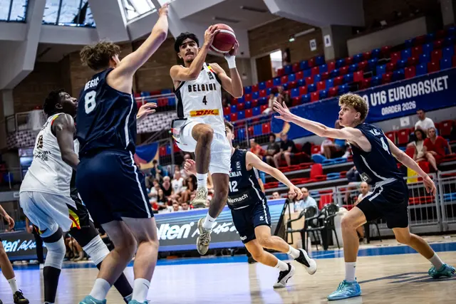 Grâce à leur victoire face à la Slovénie, les U16 des Belgian Lions peuvent encore se maintenir en D1
