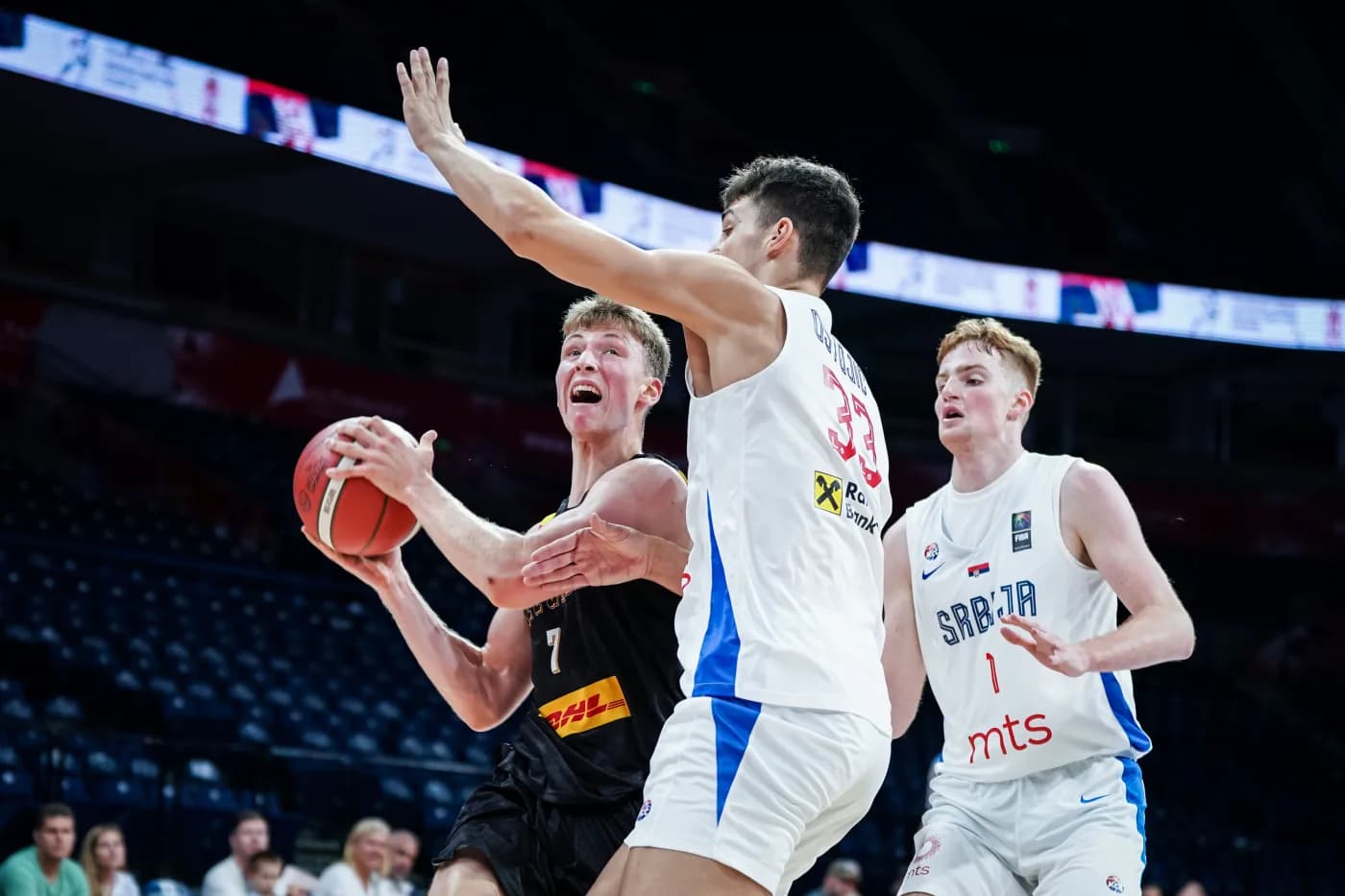 -70, les U18 humiliés par les Serbes et éliminés en huitièmes de finale !