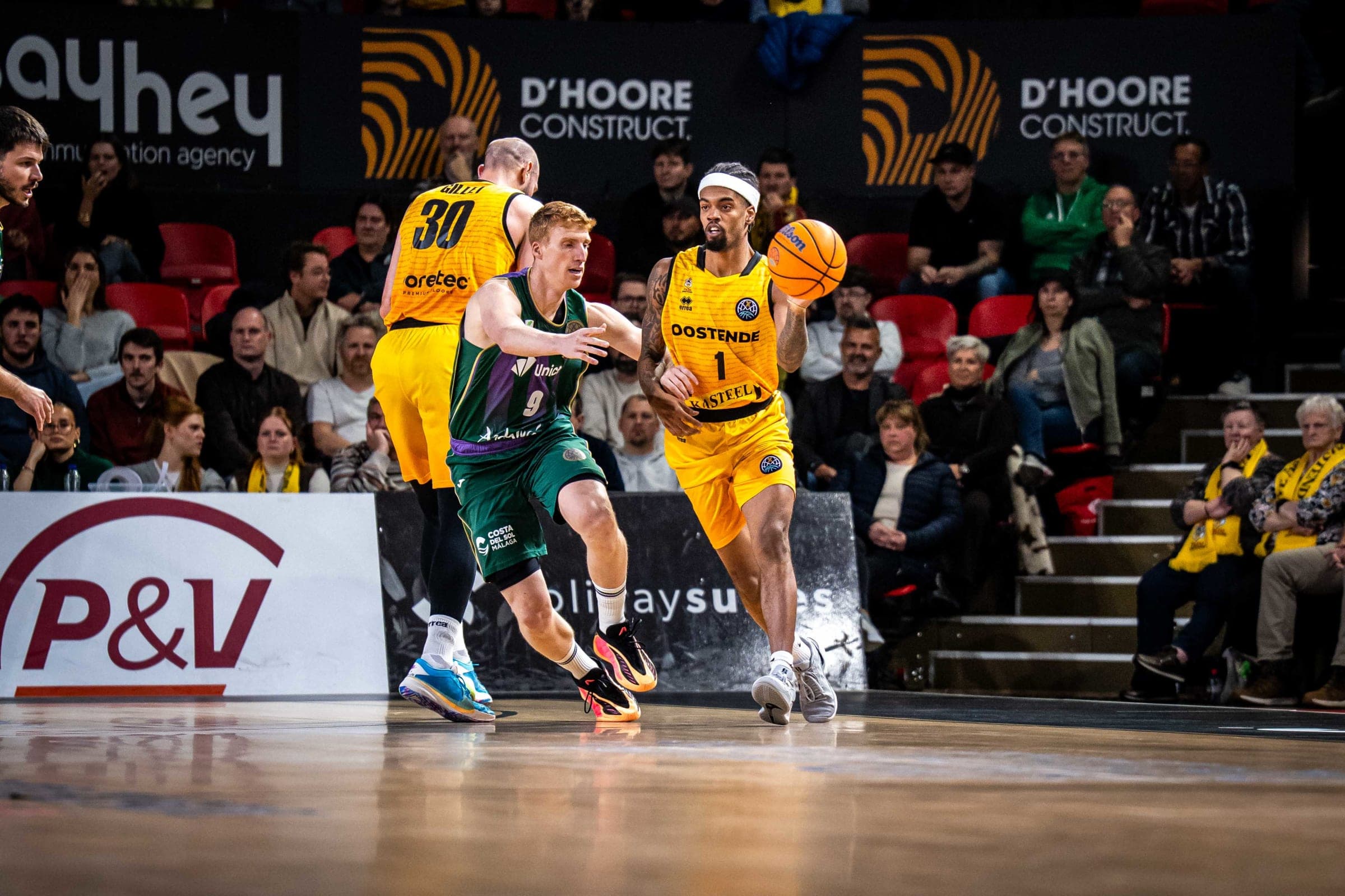 Ostende, à nouveau battu en BCL, est éliminé