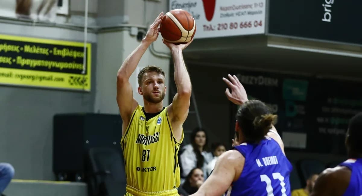 Défaite au bout du suspense pour Andy Van Vliet et les Grecs de Maroussi