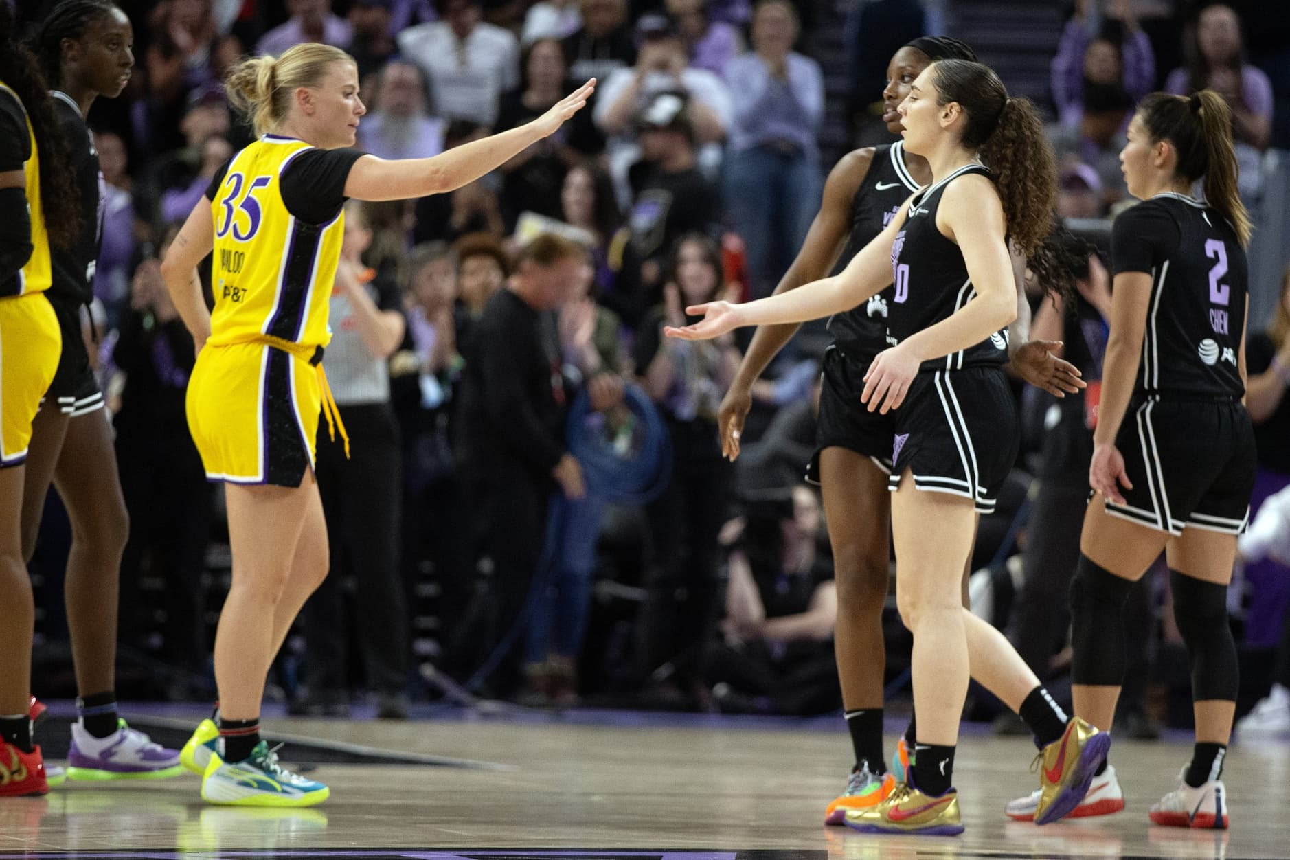 Pas de revanche pour Julie Vanloo face à Golden State (+vidéo)