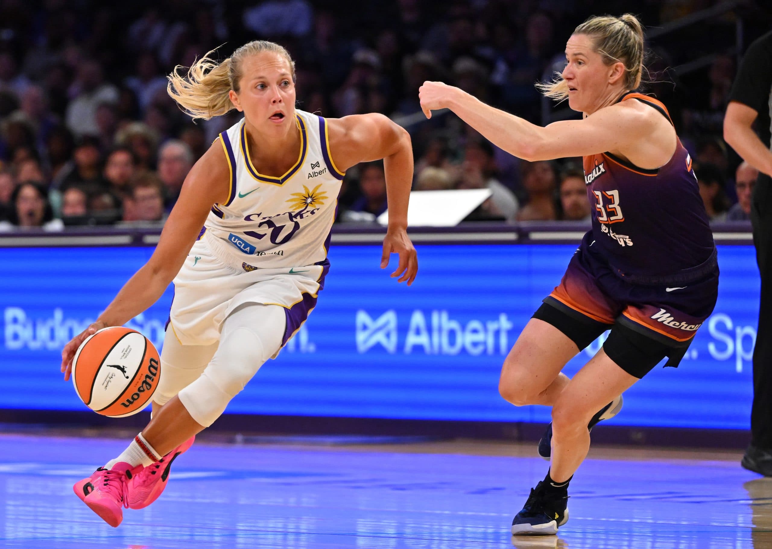 Pas de points pour Allemand et Vanloo dans la défaite des Sparks