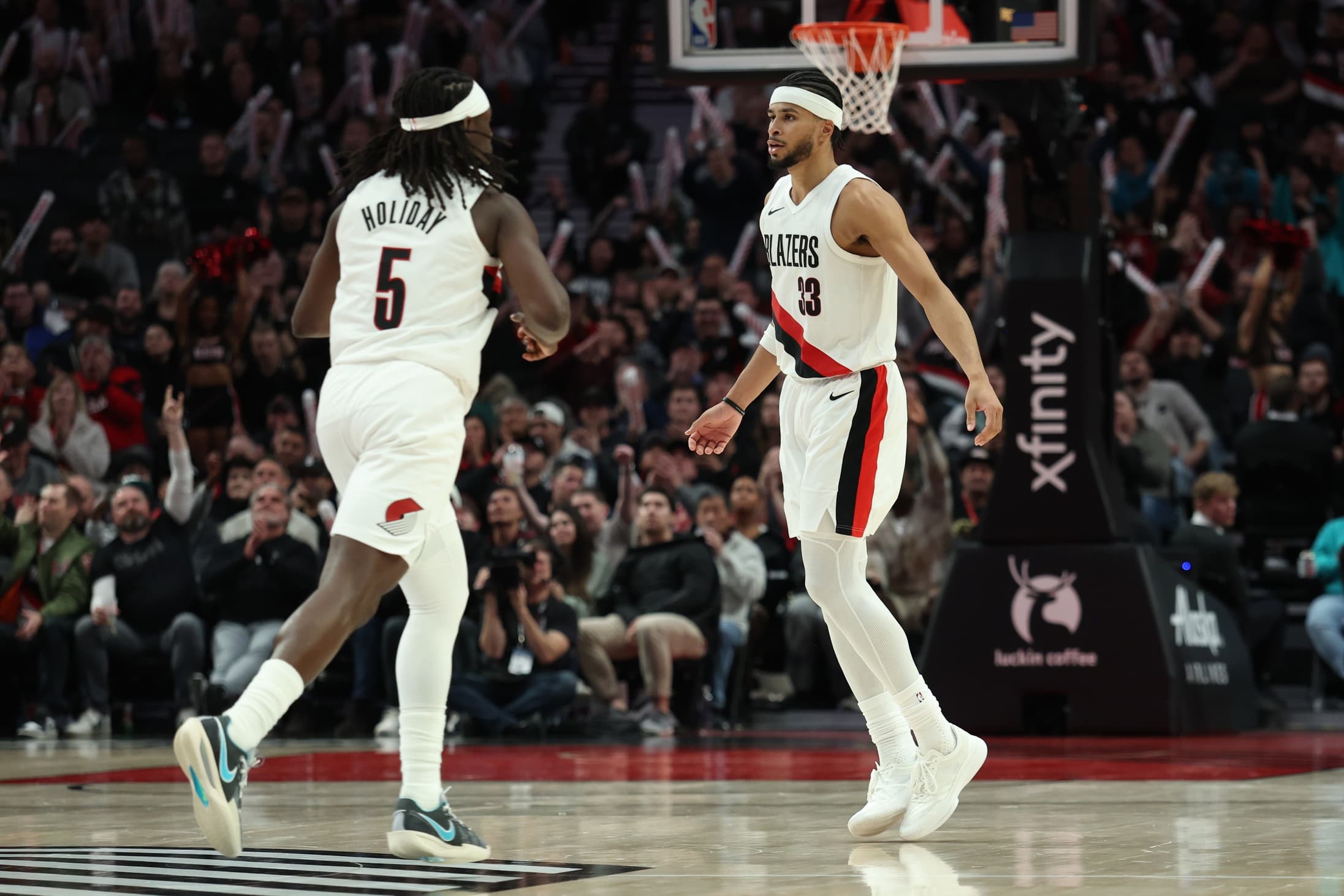 Toumani Camara et les Blazers renversés par les Hornets