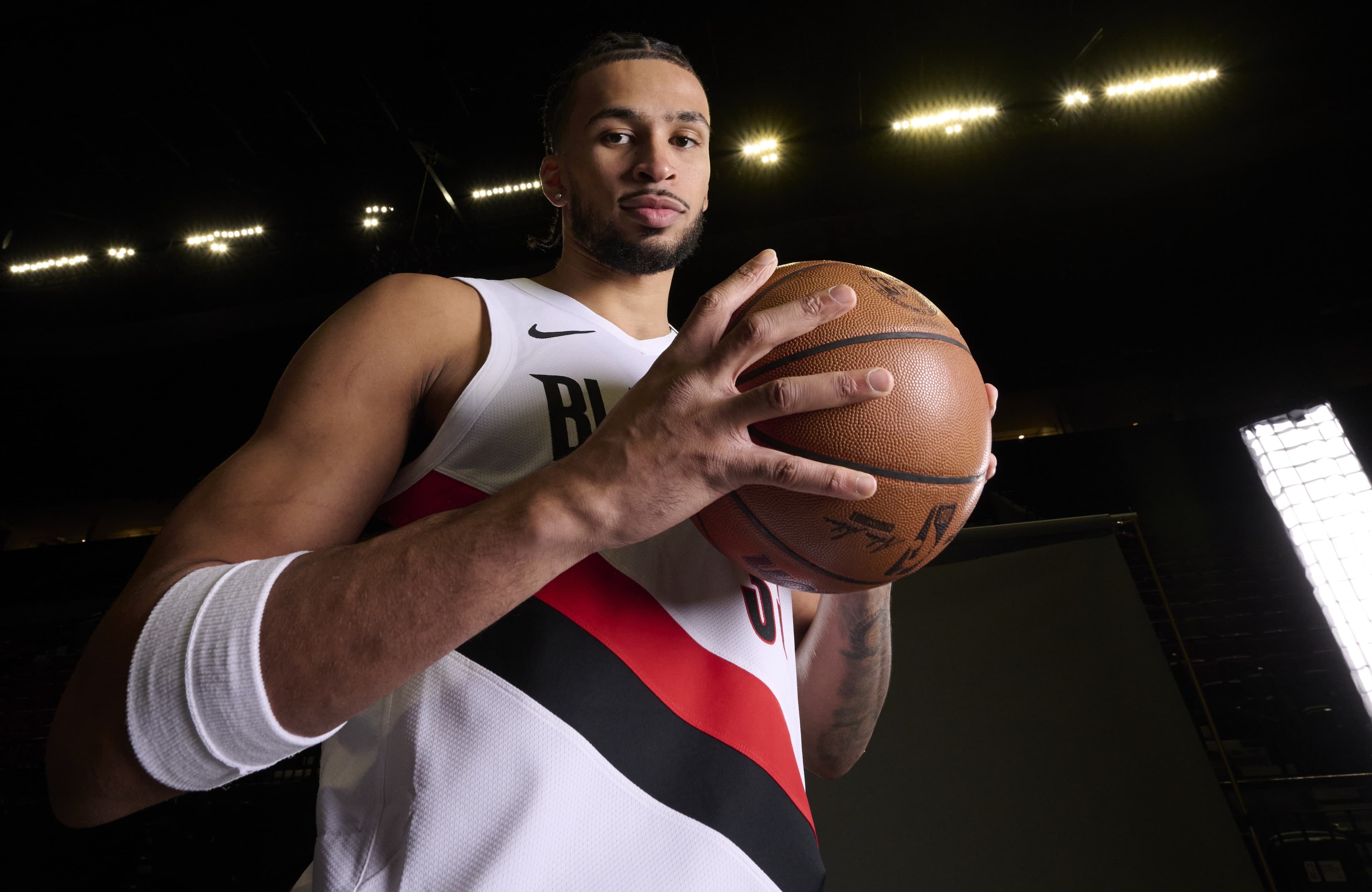 Toumani Camara "confiant dans les capacités des Blazers cette saison"