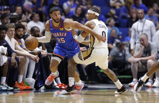 Un revers pour OKC malgré un bon Ajay Mitchell