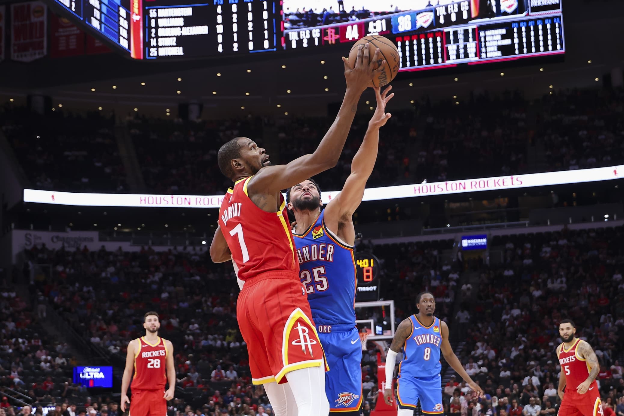 Ajay Mitchell et OKC termine leur présaison par une défaite à Houston