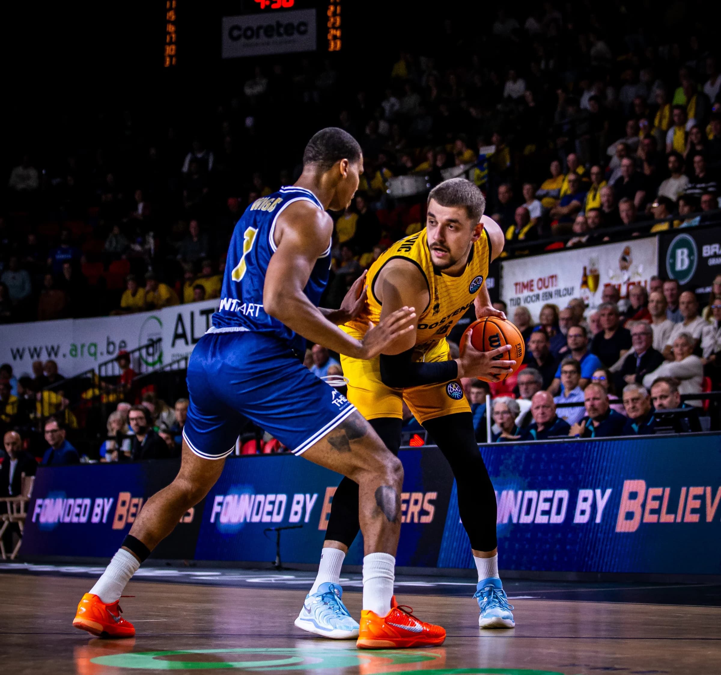 Le Brussels et Ostende s’inclinent pour leur entrée en lice en coupe d’Europe