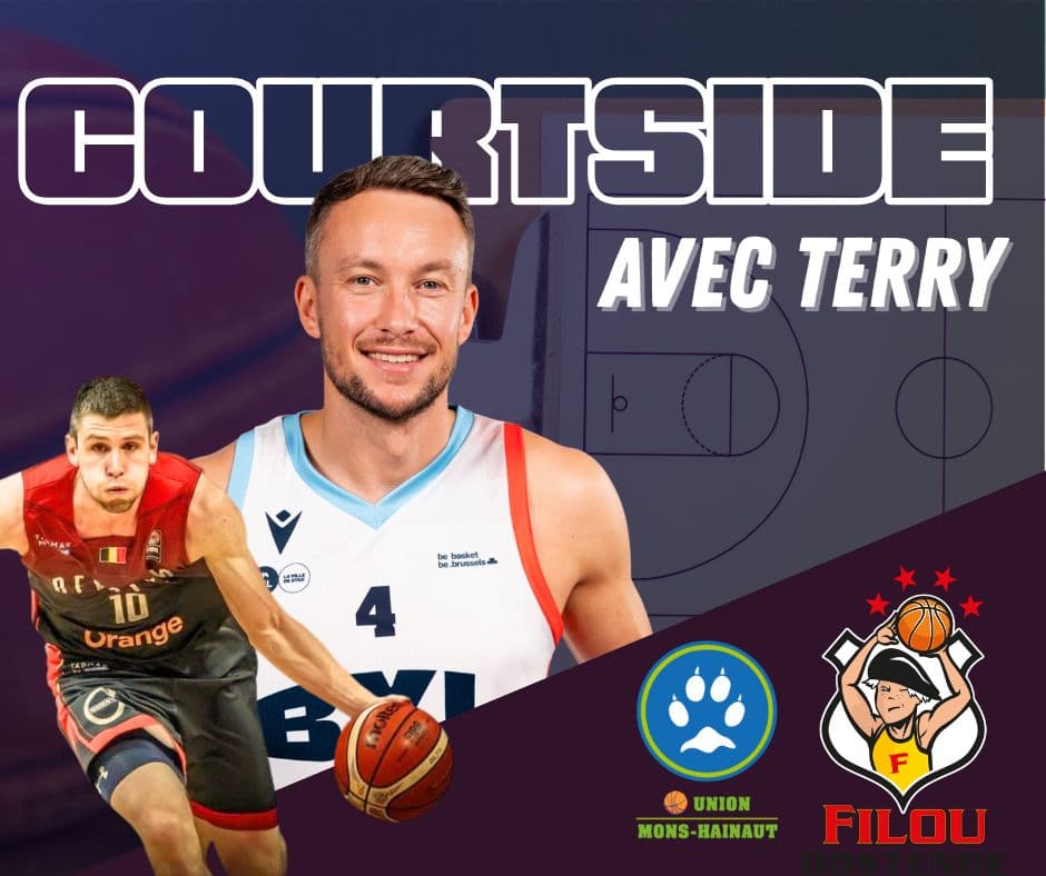 Courtside avec Terry Deroover : « Je ne vois pas Mons mettre la pression sur Charleroi »