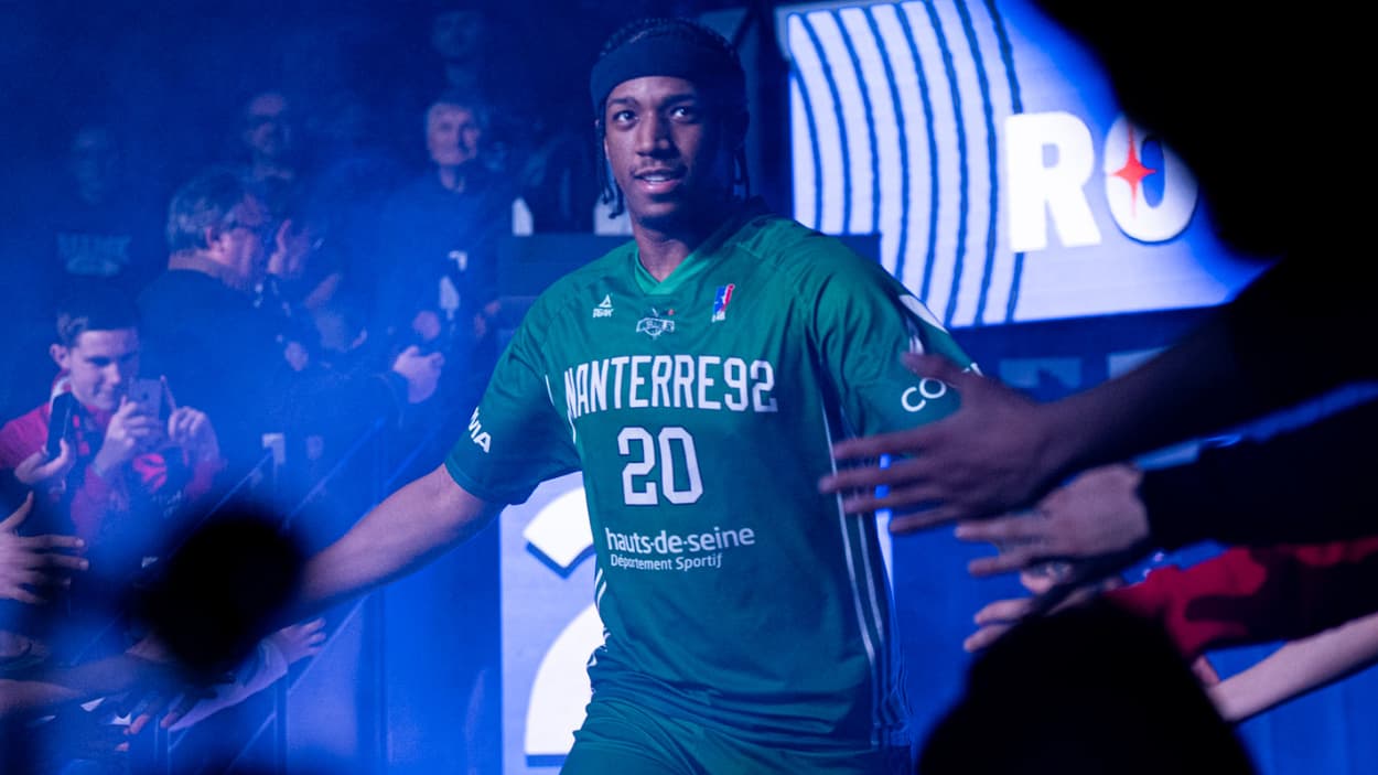 Desi Rodriguez (Nanterre) face à l'ASVEL Desi Rodriguez (Nanterre) face à l'ASVEL