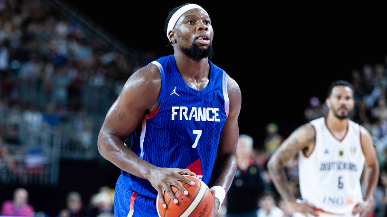 Guerschon Yabusele (France) au lancer-franc Guerschon Yabusele (France) au lancer-franc