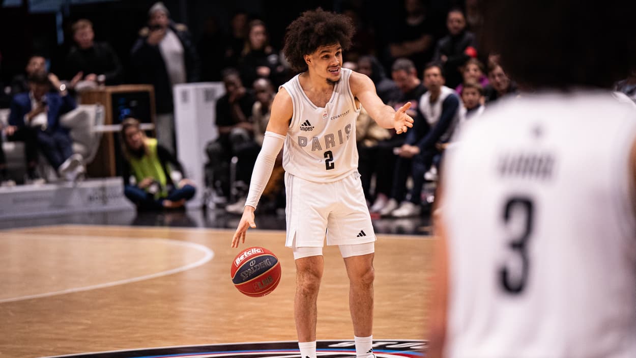 Nadir Hifi (Paris Basketball) annonce un système face à l'ASVEL Nadir Hifi (Paris Basketball) annonce un système face à l'ASVEL