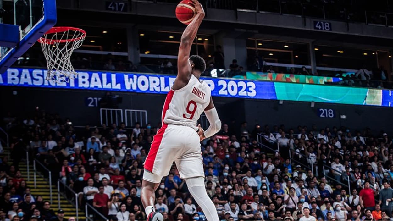 R.J. Barrett (Canada) au dunk R.J. Barrett (Canada) au dunk