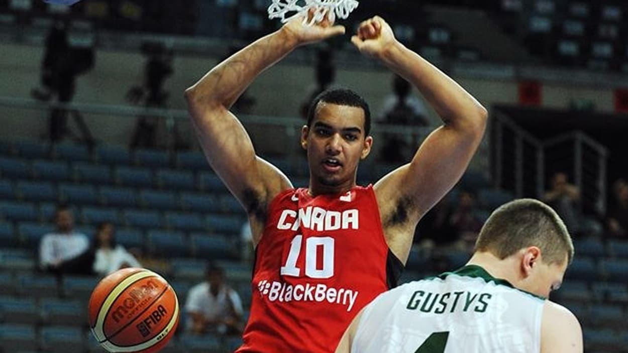 Trey Lyles avec le Canada U19 en 2013 Trey Lyles avec le Canada en 2013